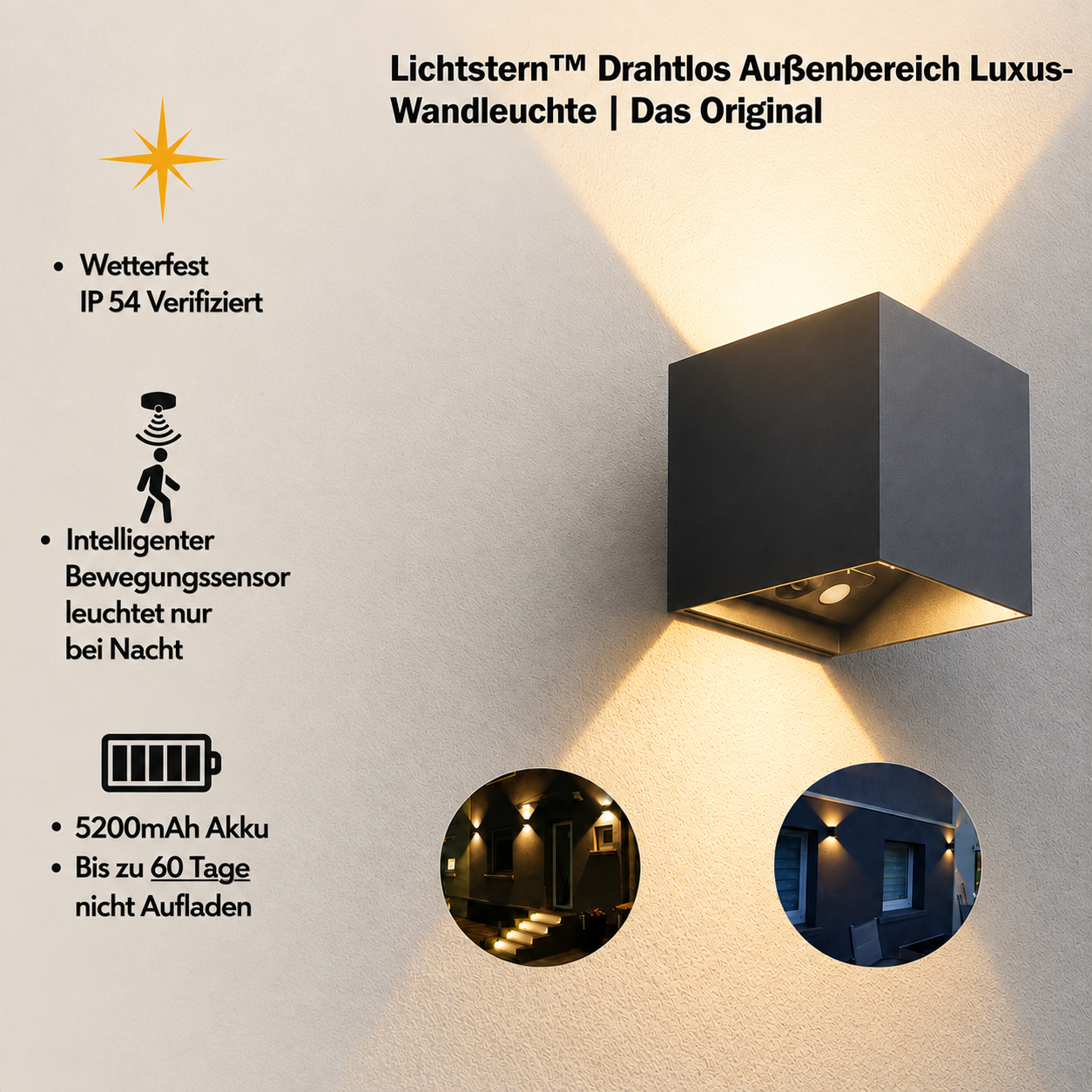 Lichtstern™ | Xejo Ausßenleuchte
